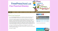 Desktop Screenshot of freepreschool.us